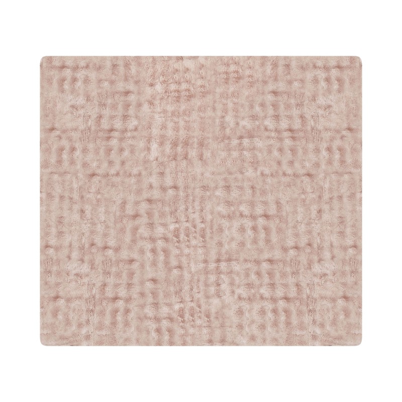 Koc SALKA Sztuczne futro 200 x 220 cm Pastelowy róż Koc SALKA Sztuczne futro 200 x 220 cm Pastelowy róż