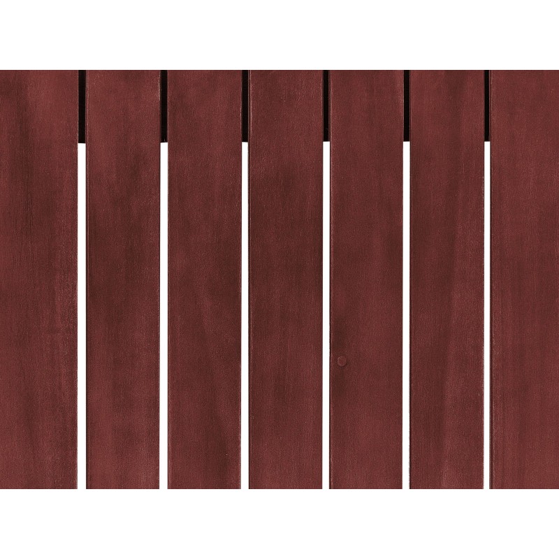 Sofa ogrodowa drewniana 3-osobowa mahoniowy brąz TRANI Sofa ogrodowa drewniana 3-osobowa mahoniowy brąz TRANI