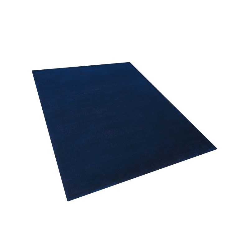 Dywan z wiskozy 140 x 200 cm granatowy GESI II Dywan z wiskozy 140 x 200 cm granatowy GESI II