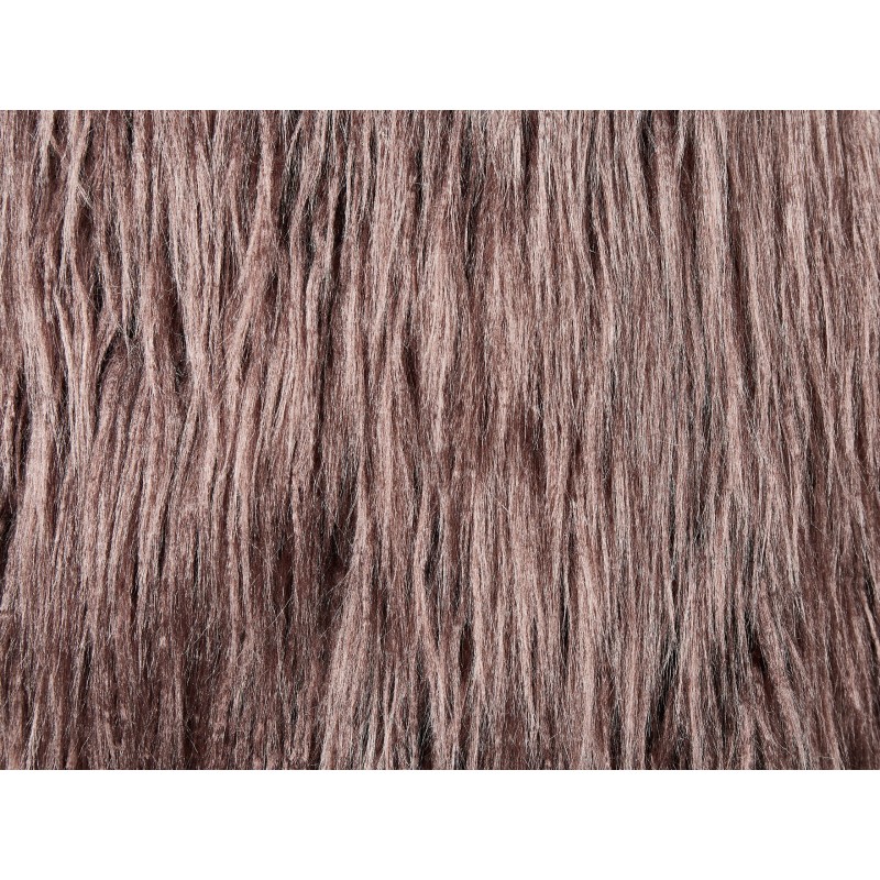 Zestaw 2 poduszek dekoracyjnych COROKIA Sztuczne futro 45 x 45 cm Brązowy Jednolity Zestaw 2 poduszek dekoracyjnych COROKIA Sztuczne futro 45 x 45 cm Brązowy Jednolity