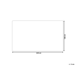 Koc ABTEH 180 x 220 cm Złamana biel Koc ABTEH 180 x 220 cm Złamana biel