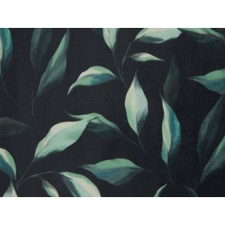 Zestaw 2 poduszek dekoracyjnych TOADFLAX Welur 45 x 45 cm Zielony Czarny Wzór roślinny Zestaw 2 poduszek dekoracyjnych TOADFLAX Welur 45 x 45 cm Zielony Czarny Wzór roślinny