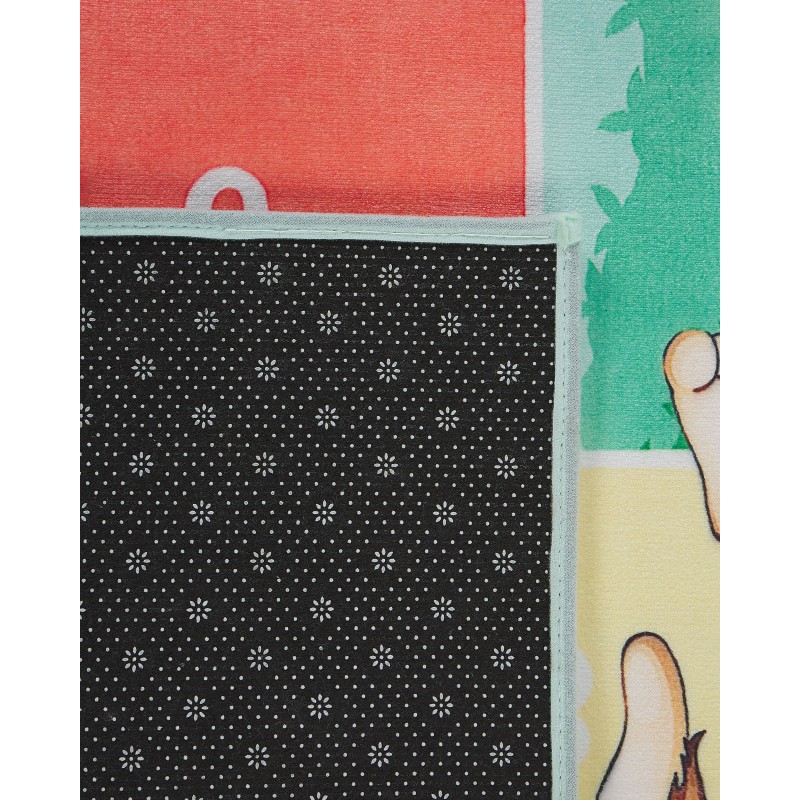 Dywan dziecięcy gra w klasy 80 x 150 cm zielony BABADAG Dywan dziecięcy gra w klasy 80 x 150 cm zielony BABADAG