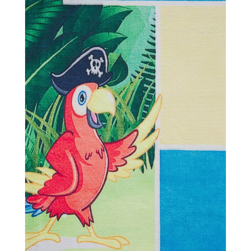 Dywan dziecięcy gra w klasy 80 x 150 cm zielony BABADAG Dywan dziecięcy gra w klasy 80 x 150 cm zielony BABADAG