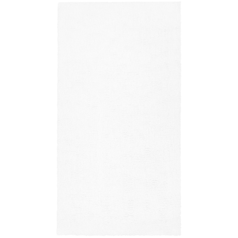 Dywan shaggy 80 x 150 cm biały DEMRE Dywan shaggy 80 x 150 cm biały DEMRE
