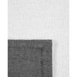 Dywan shaggy 80 x 150 cm biały DEMRE Dywan shaggy 80 x 150 cm biały DEMRE