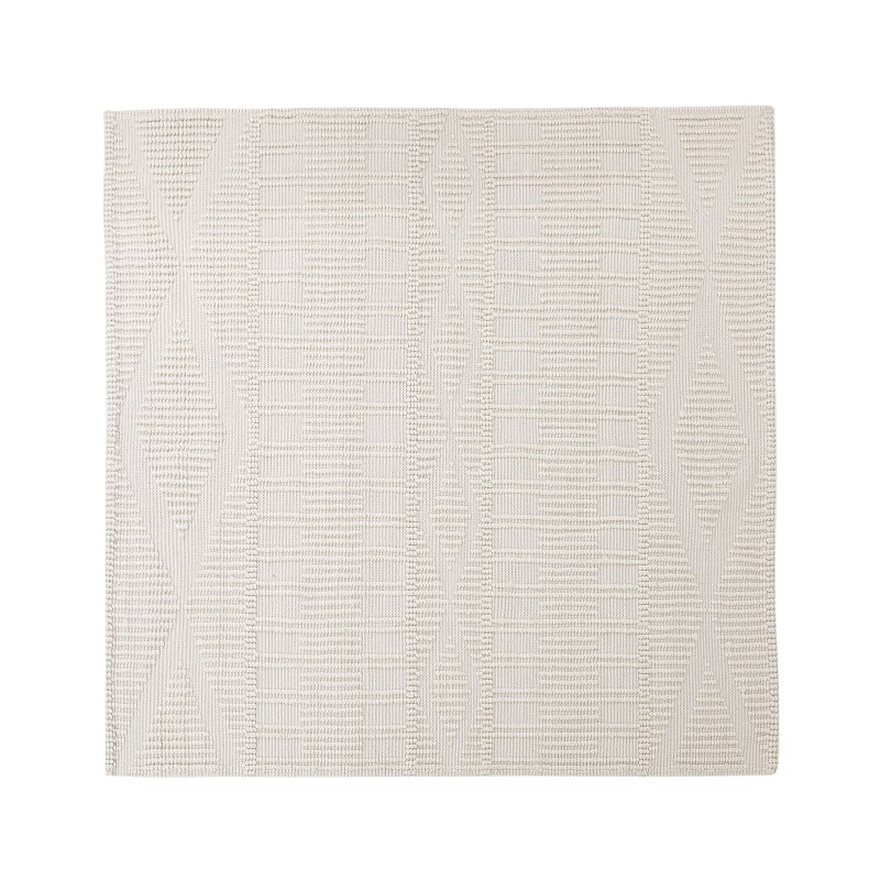 Dywan wełniany 200 x 200 cm beżowy LAPSEKI Dywan wełniany 200 x 200 cm beżowy LAPSEKI