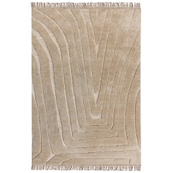 Dywan 160 x 230 cm beżowy SAZOO Dywan 160 x 230 cm beżowy SAZOO