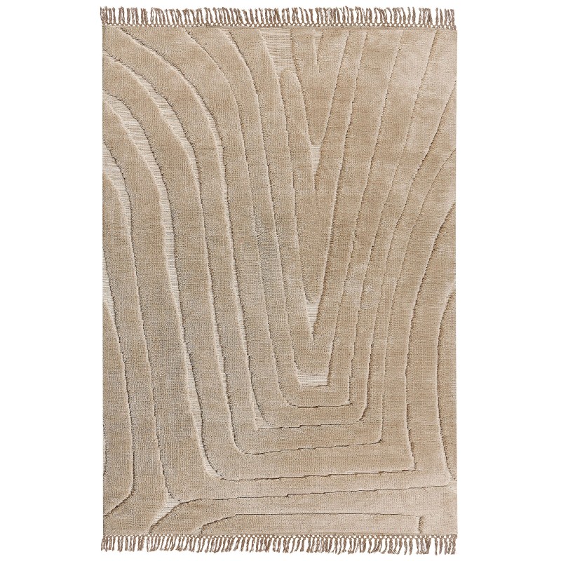 Dywan 160 x 230 cm beżowy SAZOO Dywan 160 x 230 cm beżowy SAZOO