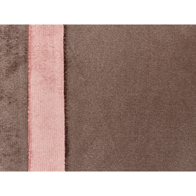 Zestaw 2 poduszek dekoracyjnych CRODYLINE Welur 35 x 60 cm Brązowy W paski Zestaw 2 poduszek dekoracyjnych CRODYLINE Welur 35 x 60 cm Brązowy W paski