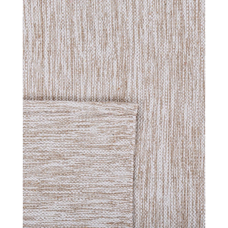 Dywan bawełniany 80 x 150 cm beżowy DERINCE Dywan bawełniany 80 x 150 cm beżowy DERINCE