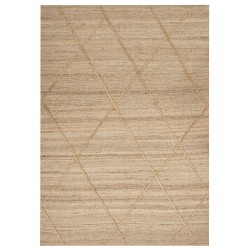 Dywan z juty 160 x 230 cm beżowy YUVACIK Dywan z juty 160 x 230 cm beżowy YUVACIK