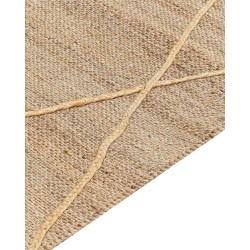Dywan z juty 160 x 230 cm beżowy YUVACIK Dywan z juty 160 x 230 cm beżowy YUVACIK