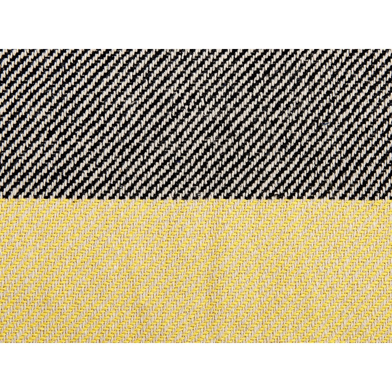 Koc LAPU Bawełna 125 x 150 cm Musztardowy Koc LAPU Bawełna 125 x 150 cm Musztardowy