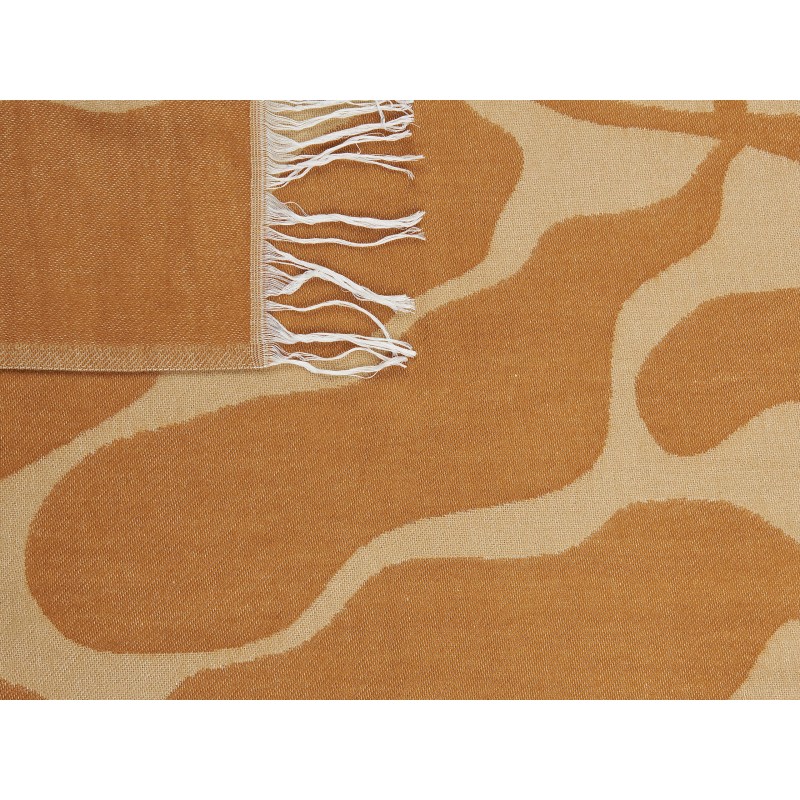 Koc BANGRE 130 x 170 cm Pomarańczowy Koc BANGRE 130 x 170 cm Pomarańczowy