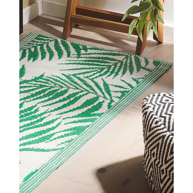 Dywan zewnętrzny 60 x 105 cm zielony KOTA Dywan zewnętrzny 60 x 105 cm zielony KOTA