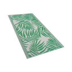 Dywan zewnętrzny 60 x 105 cm zielony KOTA Dywan zewnętrzny 60 x 105 cm zielony KOTA