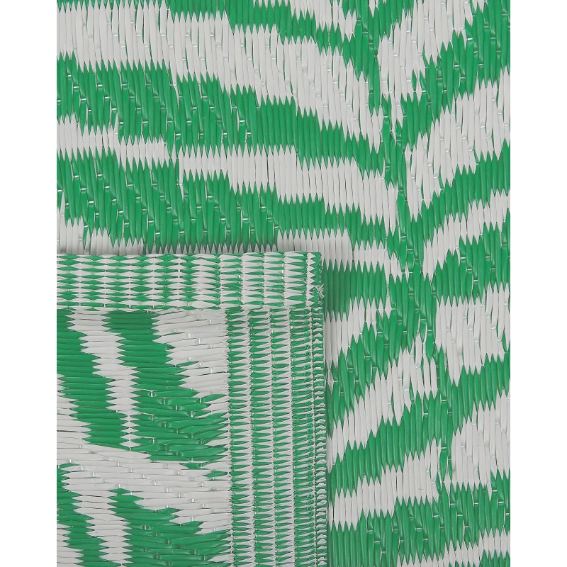 Dywan zewnętrzny 60 x 105 cm zielony KOTA Dywan zewnętrzny 60 x 105 cm zielony KOTA