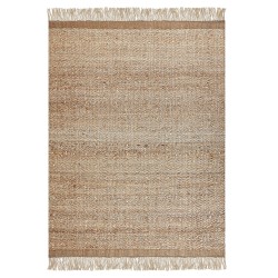 Dywan z juty 140 x 200 cm beżowy ABANA Dywan z juty 140 x 200 cm beżowy ABANA