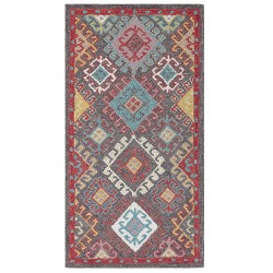 Dywan wełniany 80 x 150 cm wielokolorowy FINIKE Dywan wełniany 80 x 150 cm wielokolorowy FINIKE
