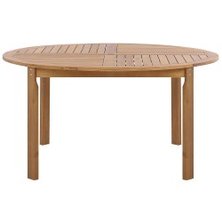 Stół ogrodowy TOLVE 150 cm 150 cm Drewno akacjowe Brązowy