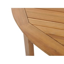 Stół ogrodowy TOLVE 150 cm 150 cm Drewno akacjowe Brązowy Stół ogrodowy TOLVE 150 cm 150 cm Drewno akacjowe Brązowy