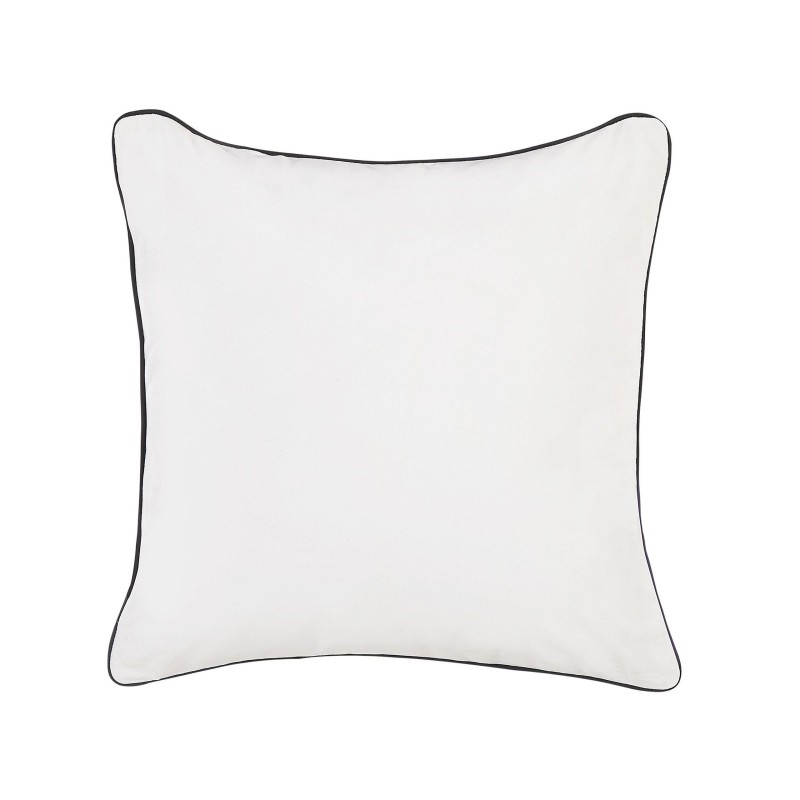 Zestaw 2 poduszek dekoracyjnych LAVENDER Welur 45 x 45 cm Biały Efekt lastryko Zestaw 2 poduszek dekoracyjnych LAVENDER Welur 45 x 45 cm Biały Efekt lastryko