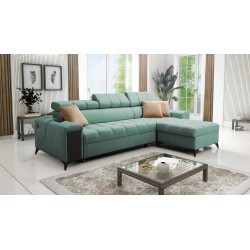 Venna I Maxi Corner Sofa with Sleeping Function and USB Port - Plush, Avra 11