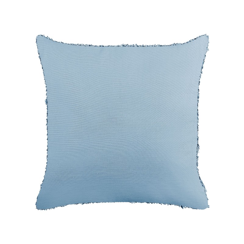 2 poduszki dekoracyjne bawełniane tuftowane 45 x 45 cm niebieskie RHOEO 2 poduszki dekoracyjne bawełniane tuftowane 45 x 45 cm niebieskie RHOEO
