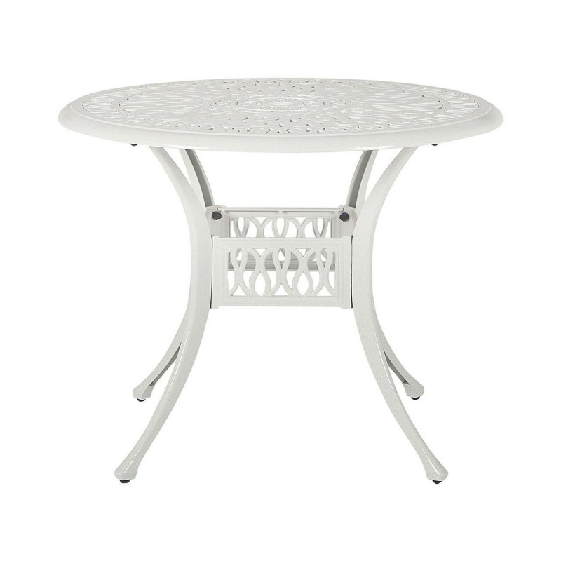 Stolik bistro ANCONA 90 cm 90 cm Metal Biały