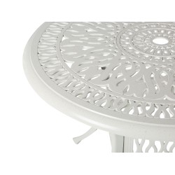 Stolik bistro ANCONA 90 cm 90 cm Metal Biały Stolik bistro ANCONA 90 cm 90 cm Metal Biały