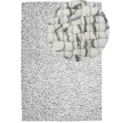 Dywan z filcowych kulek 160 x 230 cm jasnoszary AMDO Dywan z filcowych kulek 160 x 230 cm jasnoszary AMDO