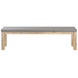 Ławka ogrodowa OSTUNI 160 cm Beton Szary Ławka ogrodowa OSTUNI 160 cm Beton Szary