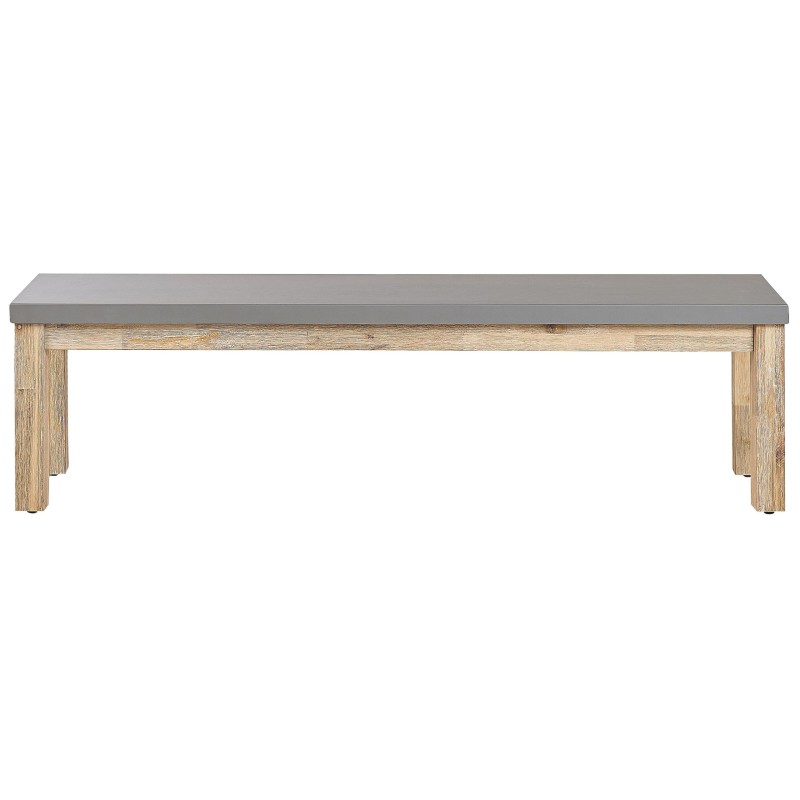 Ławka ogrodowa OSTUNI 160 cm Beton Szary Ławka ogrodowa OSTUNI 160 cm Beton Szary