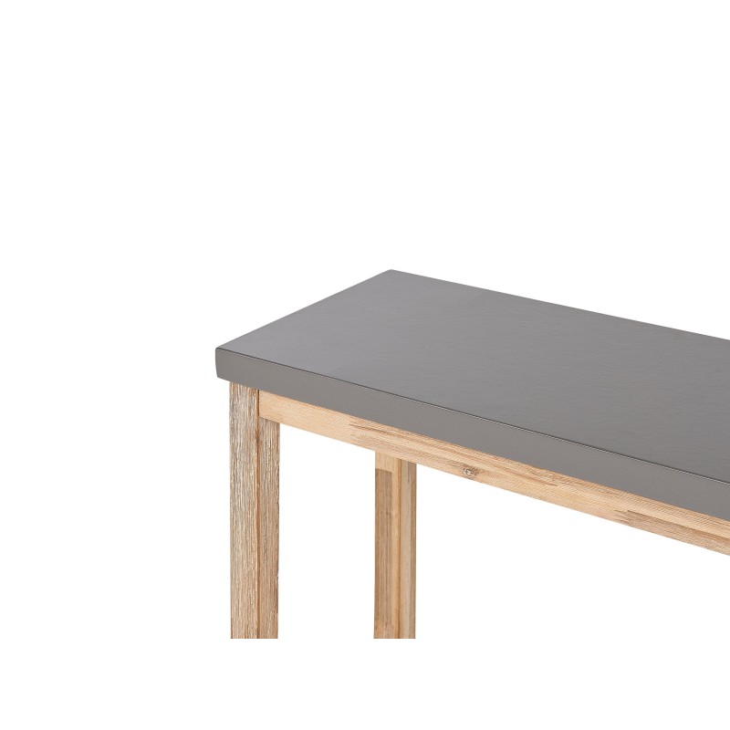 Ławka ogrodowa OSTUNI 160 cm Beton Szary Ławka ogrodowa OSTUNI 160 cm Beton Szary