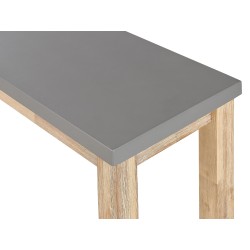 Ławka ogrodowa OSTUNI 160 cm Beton Szary Ławka ogrodowa OSTUNI 160 cm Beton Szary