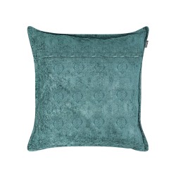 Zestaw 2 poduszek dekoracyjnych VERPIS Bawełna 50 x 50 cm Niebieski Jednolity Zestaw 2 poduszek dekoracyjnych VERPIS Bawełna 50 x 50 cm Niebieski Jednolity