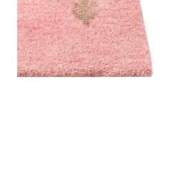 Dywan wełniany gabbeh 80 x 150 cm różowy YULAFI Dywan wełniany gabbeh 80 x 150 cm różowy YULAFI