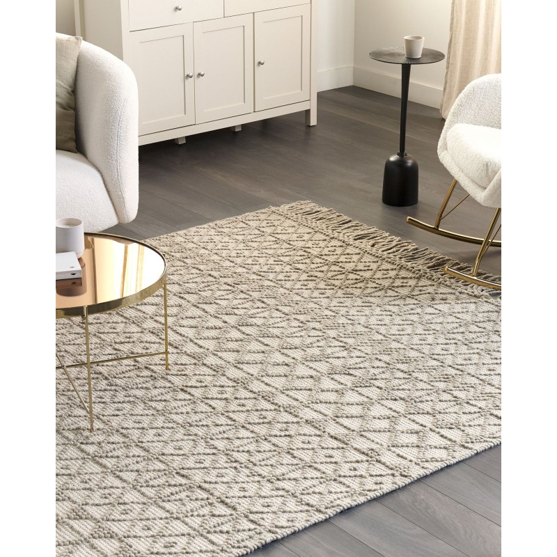 Dywan 160 x 230 cm beżowy ALUCRA Dywan 160 x 230 cm beżowy ALUCRA