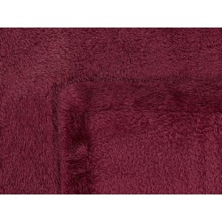 Koc NAMDU 125 x 150 cm Burgundowy Koc NAMDU 125 x 150 cm Burgundowy
