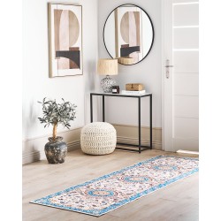 Dywan 80 x 240 cm beżowo-niebieski GORDES Dywan 80 x 240 cm beżowo-niebieski GORDES