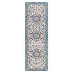 Dywan 80 x 240 cm beżowo-niebieski GORDES Dywan 80 x 240 cm beżowo-niebieski GORDES