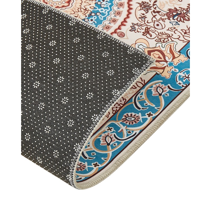 Dywan 80 x 240 cm beżowo-niebieski GORDES Dywan 80 x 240 cm beżowo-niebieski GORDES