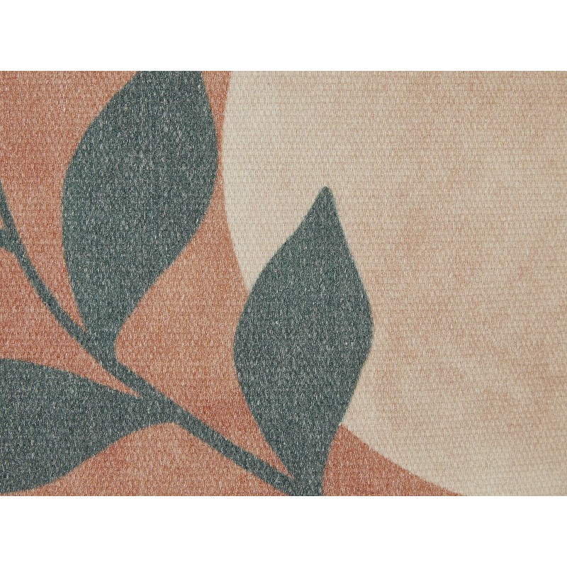 Zestaw 2 poduszek dekoracyjnych CALLIOPSIS 45 x 45 cm Biały Wzór abstrakcyjny Zestaw 2 poduszek dekoracyjnych CALLIOPSIS 45 x 45 cm Biały Wzór abstrakcyjny