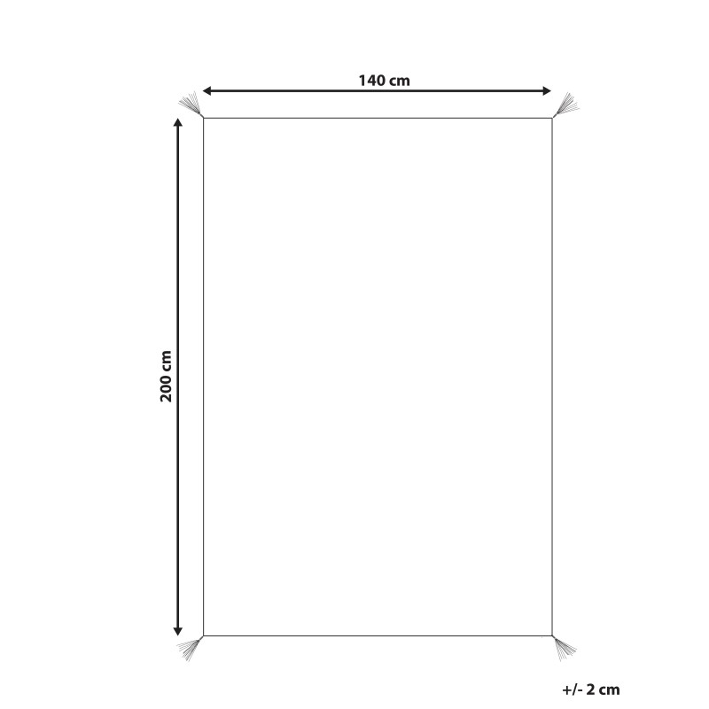 Dywan dziecięcy bawełniany w gwiazdki 140 x 200 cm wielokolorowy MEREVI Dywan dziecięcy bawełniany w gwiazdki 140 x 200 cm wielokolorowy MEREVI