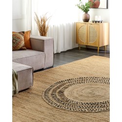 Dywan z juty 300 x 400 cm beżowy BOGAZOREN Dywan z juty 300 x 400 cm beżowy BOGAZOREN
