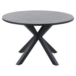 Stół ogrodowy MALETTO 120 cm 120 cm Szkło Szary Stół ogrodowy MALETTO 120 cm 120 cm Szkło Szary