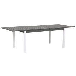 Stół ogrodowy rozkładany PANCOLE 168/248 cm 100 cm Metal Szary