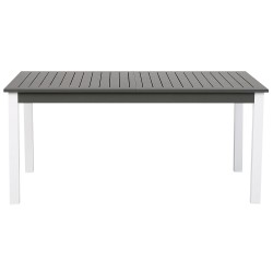 Stół ogrodowy rozkładany PANCOLE 168/248 cm 100 cm Metal Szary Stół ogrodowy rozkładany PANCOLE 168/248 cm 100 cm Metal Szary