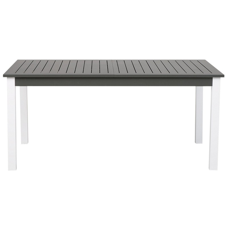 Stół ogrodowy rozkładany PANCOLE 168/248 cm 100 cm Metal Szary Stół ogrodowy rozkładany PANCOLE 168/248 cm 100 cm Metal Szary